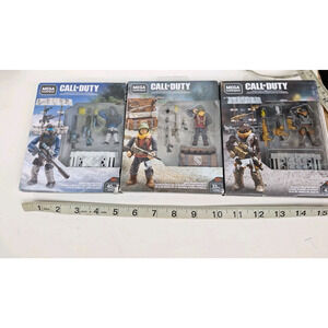 Mega Construx Call Of Duty 3 Pack Action Figure Set New, GCN92, FVF99,FWP33